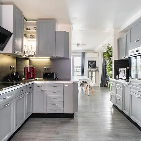 5p 100 M2 Garage 2 Balconiesstrasbourg Center Apartamento