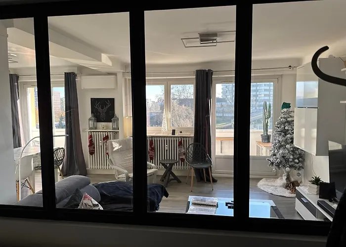 5p 100 M2 Garage 2 Balconiesstrasbourg Center *